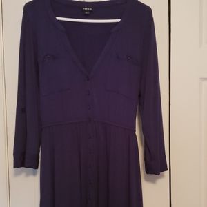 Knee length torrid dress.